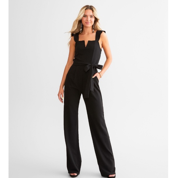 willow & root Pants - Willow & Root Black V-Wire Jumpsuit – Size XL